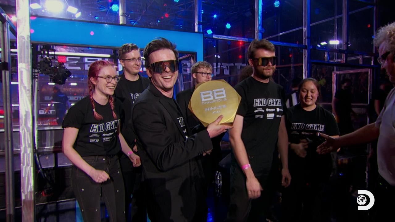End Game wins BattleBots First Golden Bolt Championship BattleBots